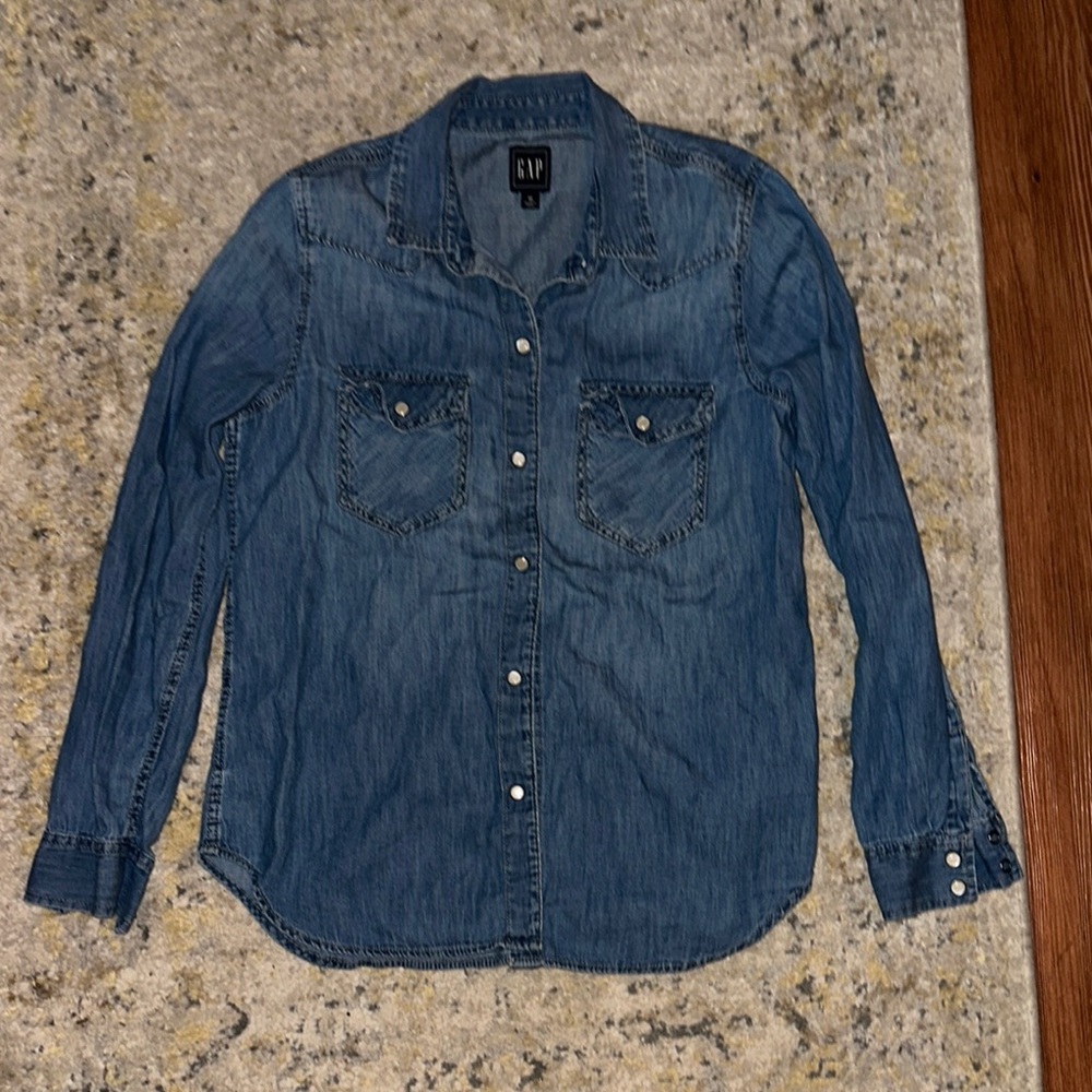 GAP Denim Button-Up Shirt